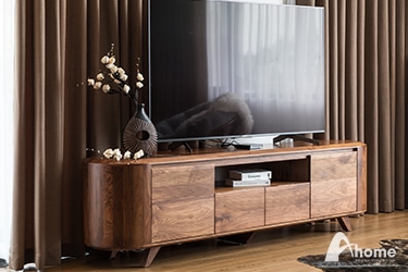 [BST] kệ tivi gỗ óc chó đẹp, hiện đại hot nhất trên thị trường