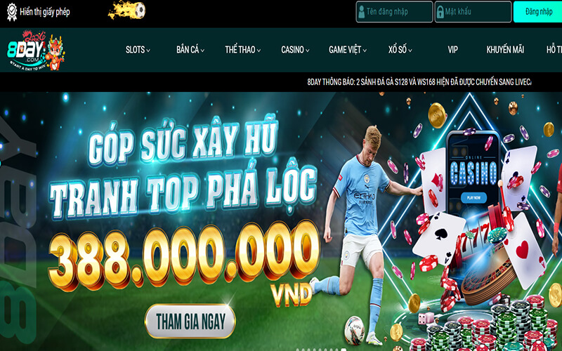 Nhà cái 8DAY – Review chi tiết trang cá cược 8DAY uy tín