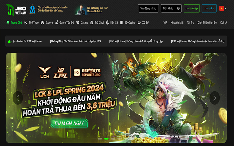 Nhà cái JBO – Đánh giá mới nhất về sân chơi esports uy tín