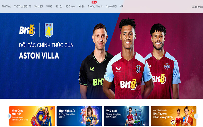 Nhà cái BK8 – Đánh giá chi tiết về sân chơi cá cược thể thao BK8