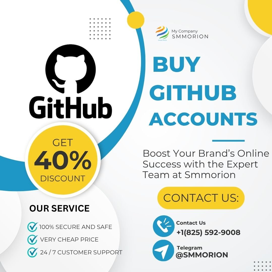Buy GitHub Accounts – Aged & Verified | SMMORION