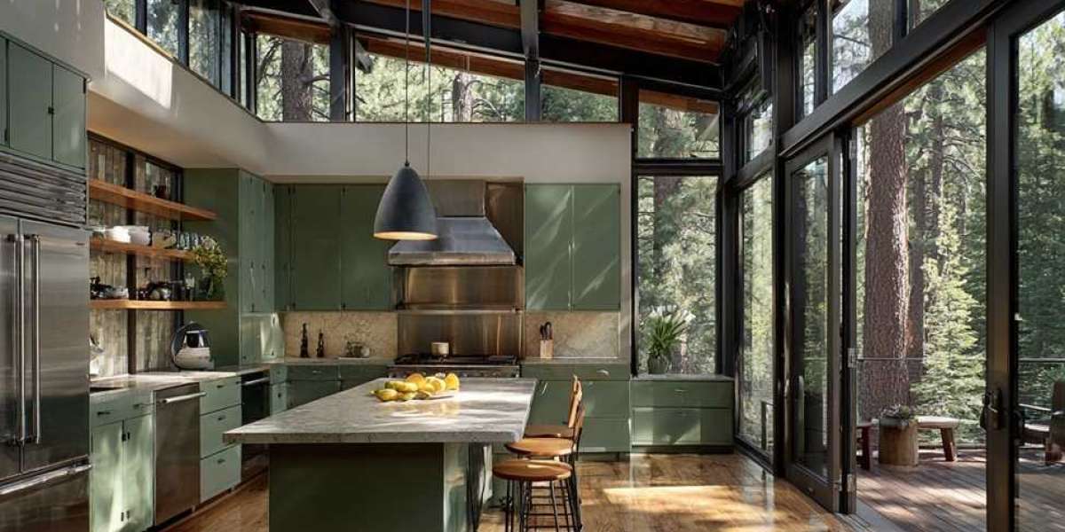 How to Incorporate Mid-Century Modern Kitchen Cabinets in Open Natural Spaces