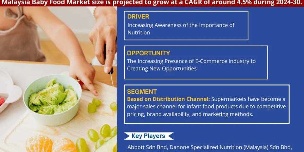 Malaysia Baby Food Market Projected to Expand Rapidly with 4.5% CAGR by 2030
