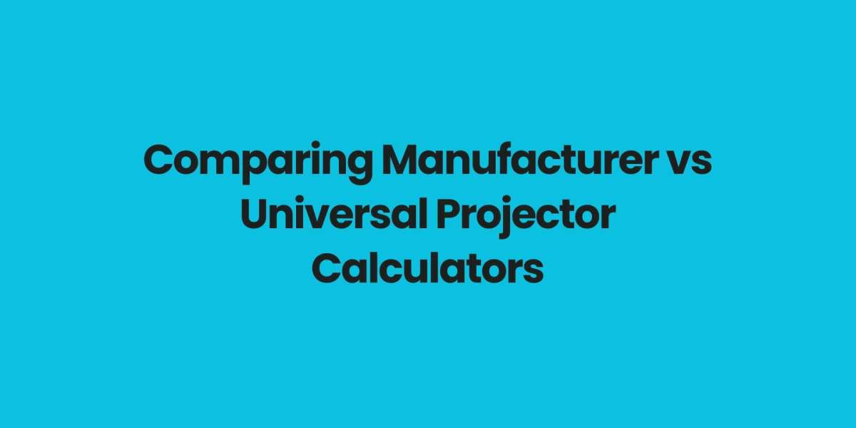 Comparing Manufacturer vs Universal Projector Calculators